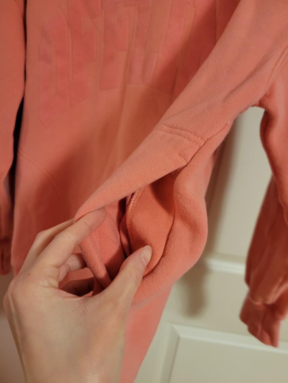 Womens OFFLINE by Aerie Pink Cloud Fleece Oversized Mockneck Sweatshirt- S - Picture 6 of 8
